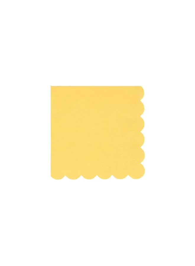 Meri Meri Lemon Sherbet Small Napkins