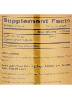 SUNSHINE NUTRITION التغذية مستخلص نبتة سانت جون، 300 ملغ، 100 كبسولة  - Image 4