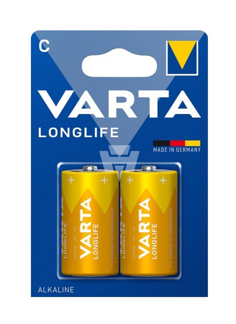 Long Life C Alkaline Batteries - 2 Pieces,  Baby , 4114 ,TORCIA , LR14 , MN1400 , 1.5V , made in germany - pzsku/Z1B9FE913E4E82342EC3EZ/45/_/1728911806/c0cf384b-55f4-4d2c-89f8-e06743863021