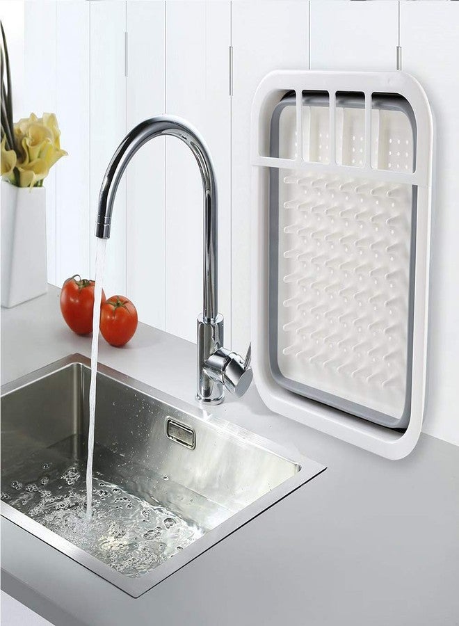 DEE SONS Silicone Plastic Folding Collapsible Or Foldable Durable Sink Dish Rack Drainer Drying Rack Washing Basket for Dish Drainer Rack - Image 5