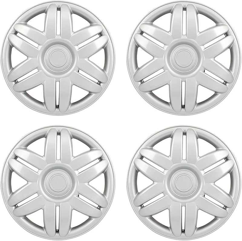 ECCPP مجموعة غطاء عجلة مقاس 13 بوصة من 4 قطع مقاومة للتآكل والحرارة والصدمات بديل OEM - Image 4