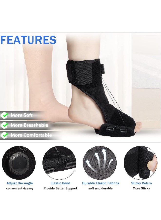 Dorsal Night Splint for Foot Pain Relief, Plantar Fasciitis Support, Ankle Stretcher Boot for Comfortable Sleep - Image 4