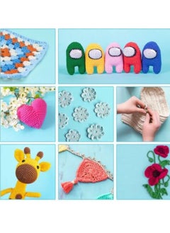Tanyaz 73 Piece Crochet Kit with Yarn, Hooks, Needles, Accessories, and Canvas Tote Bag, Comprehensive Crochet Starter Pack for Kids, Adults, and Professionals, Ideal for Beginners and Advanced Crafters Alike  - Image 5