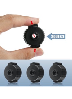 SYOSI Plastic Cymbal Nuts, 8 mm Cymbal Mate Quick Release Cymbal Topper for Drum Kit, Percussion Replacement Parts and Accessories, 6Pcs  - Image 3
