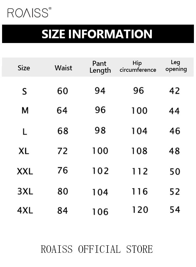 roaiss Alphabet Patterned Straight Leg Trousers - Soft Slight Stretch Polyester Fabric, Machine Washable, Regular Fit, Comfy Drawstring Design - Trendy Sports Style for Men  - Image 5