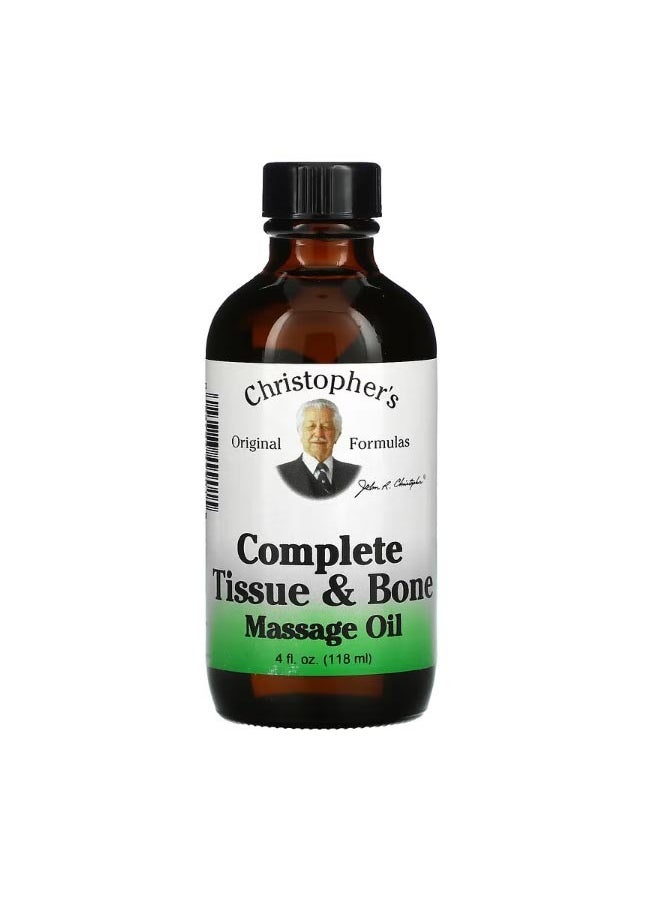 Christopher's Original Formulas Complete Tissue and Bone Massage Oil 4 fl oz 118 ml  - Image 1