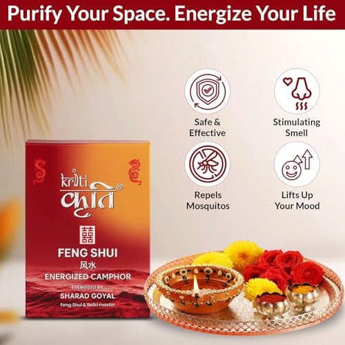 Kriti Creations Feng Shui Energised Camphor (500gms, White) - Image 3