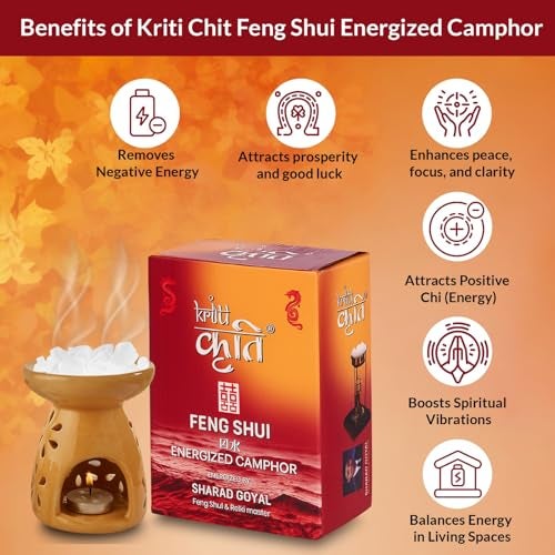 Kriti Creations Feng Shui Energised Camphor (500gms, White) - Image 4