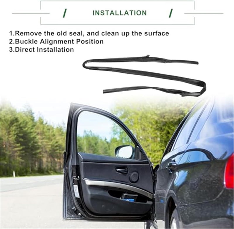 Vuzmode Door Window Run Channel Seal for Toyota Hilux - Image 4