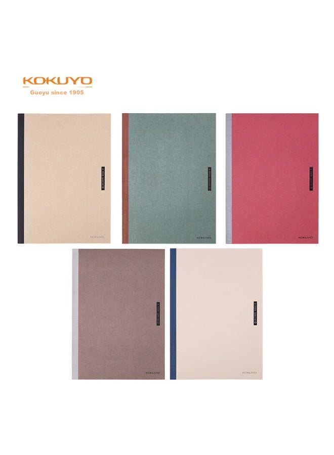 كوكويو Kokuyo دفتر ملاحظات مجلّد بالغراء · متر جديد نقي دفتر طالب كتاب تمارين A5 / 40 ورقة 1 كتاب لون عشوائي Wsg-nbsa540 - Image 3