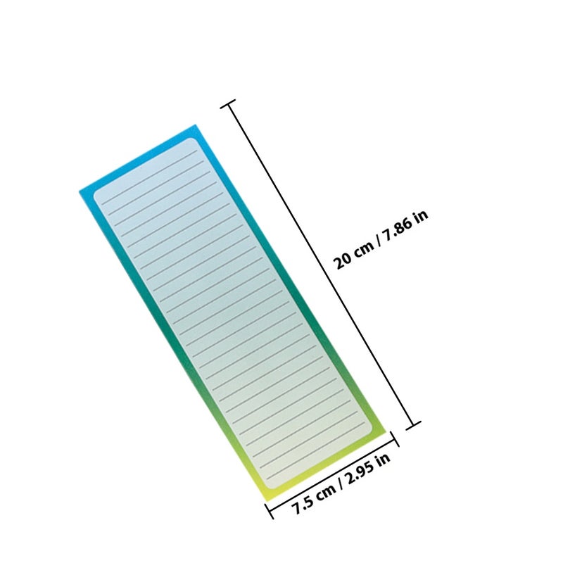 Fridge List Magnet Pad, Magnetic Notepad for Memo Recording, Durable Design - Image 2