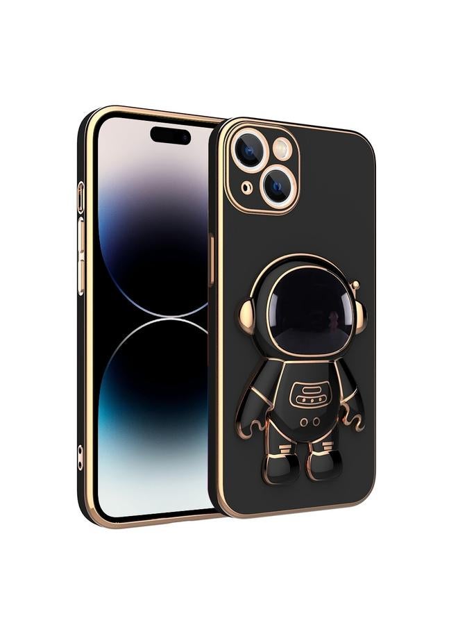 اس-توب جراب لهاتف iPhone 14 Pro مطلي بحامل رائد فضاء - Image 1