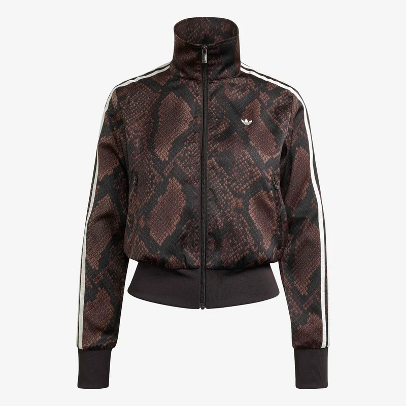 SATIN SNAKE PRINT FIREBIRD TRACK JACKET