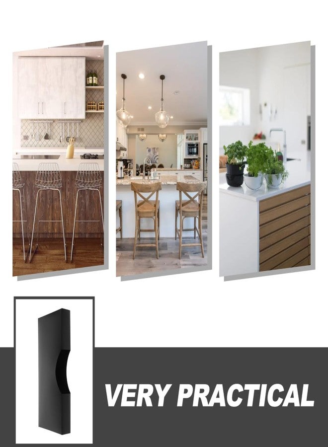 سولوستر موزع وحامل أكياس القمامة من سولستر، منظم تخزين أكياس بلاستيكية بفتحة أمامية للمطبخ والحمام، تصميم قابل لإعادة الاستخدام للقمامة، أسود - Image 2