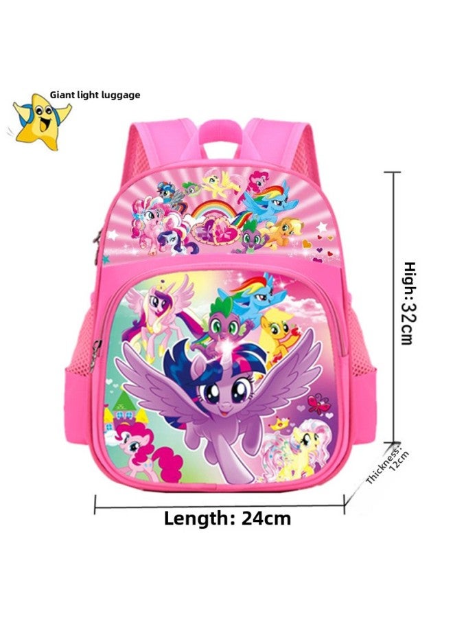 Ridge Protection Backpack For Boys And Girls Kindergarten Children's Schoolbag Suitable For 3-5 Years Old Schoolbag-Color:X-M Shuihong Kindergarten - Image 1