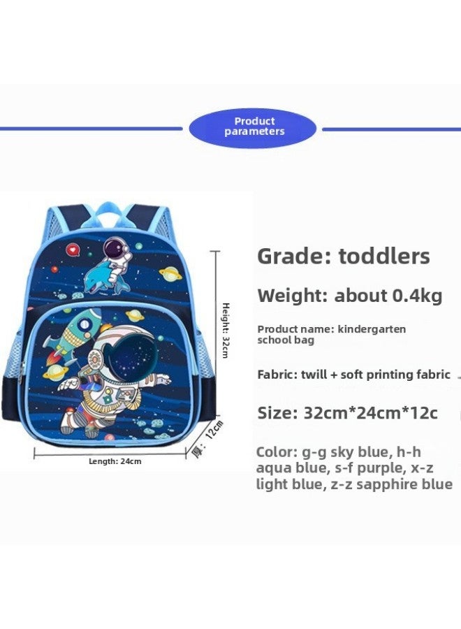 Ridge Protection Backpack For Boys And Girls Kindergarten Children's Schoolbag Suitable For 3-5 Years Old Schoolbag-Color:X-M Shuihong Kindergarten - Image 3