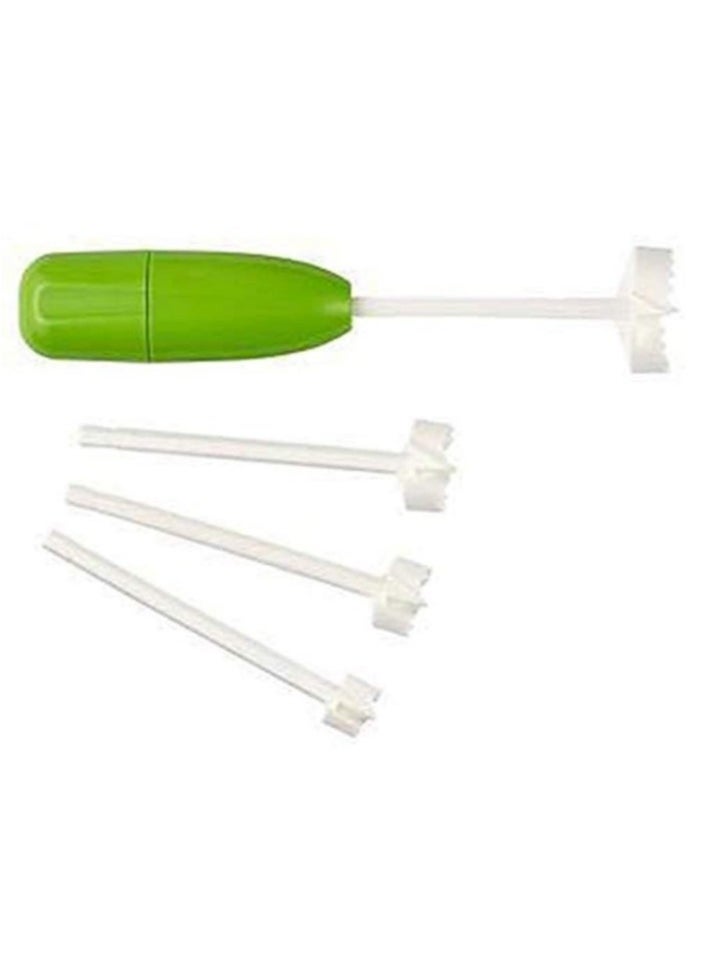 Generic "4-Piece Plastic Stuffed Vegetable Corer Set - Magic Corer for Zucchini, Eggplant, and Tomatoes, Perfect for Easily Preparing Stuffed Vegetables. Includes a Thin and Sturdy Corer for Vegetables like Zucchini and Eggplant. A Versatile Tool for Professionally and Easily Preparing Stuffed Dishes, Ideal for Everyday Cooking."  - Image 1