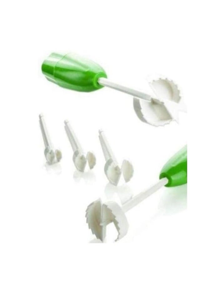 Generic "4-Piece Plastic Stuffed Vegetable Corer Set - Magic Corer for Zucchini, Eggplant, and Tomatoes, Perfect for Easily Preparing Stuffed Vegetables. Includes a Thin and Sturdy Corer for Vegetables like Zucchini and Eggplant. A Versatile Tool for Professionally and Easily Preparing Stuffed Dishes, Ideal for Everyday Cooking."  - Image 4