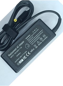 سي إس AC Power Adapter 19V  3.42A , 65W  5.5mm * 1.7mm (Yellow Tip)Acer Aspire S3 V3 V5 E1 R7 M5  PA-1650-86 Acer Aspire V3 V3-111P V3-472P V3-572 V3-572P Acer Aspire V5, V5-121, V5-122P, V5-123, V5-131, V5-132, V5-132P, V5-171, V5-561, V5-561P, V5-121-0818, V5-122P-0408 V5-122P-0467, V5-122P-0468, V5-122P-0482, V5-122P-0600, V5-122P-0607, V5-122P-0637  - Image 1