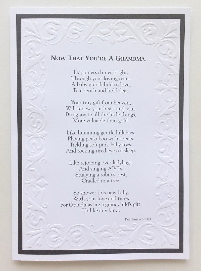 The Grandparent Gift Co. The Grandparent Gift Now That You're A Grandma Frame- Gift for New Grandma for Mother's Day, Christmas, Birthday - Image 5