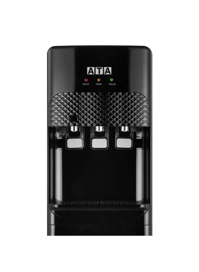 ATA Hot, Cold & Room Temperature Water Dispenser with Food Storage Container, 3 Taps, Black - WD002-DAI - Image 3