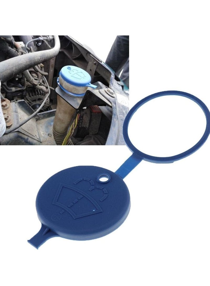 SOLDOUT Car Windshield Wiper Washer Fluid Reservoir Tank Bottle Cap Cover Auto Accessories (Blue) - Image 1