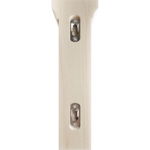 Ekena Millwork BKTW02X06X08GORW Medium Gomez Wood Wood Brackets, 2 1/2"W x 6"D x 8"H , Rubberwood - Image 4