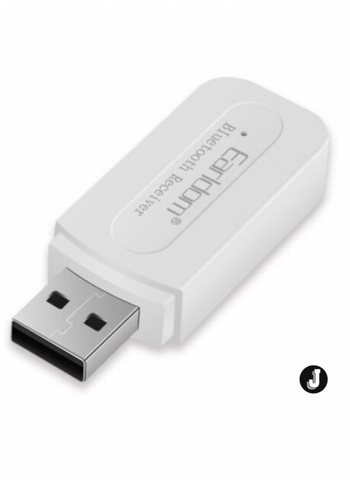 JAJEEK "M22 USB Car & Home Stereo Bluetooth Receiver 3.5mm – Wireless Music Streaming Adapter for Car, Home Audio, and Speakers (Black)" - Image 1