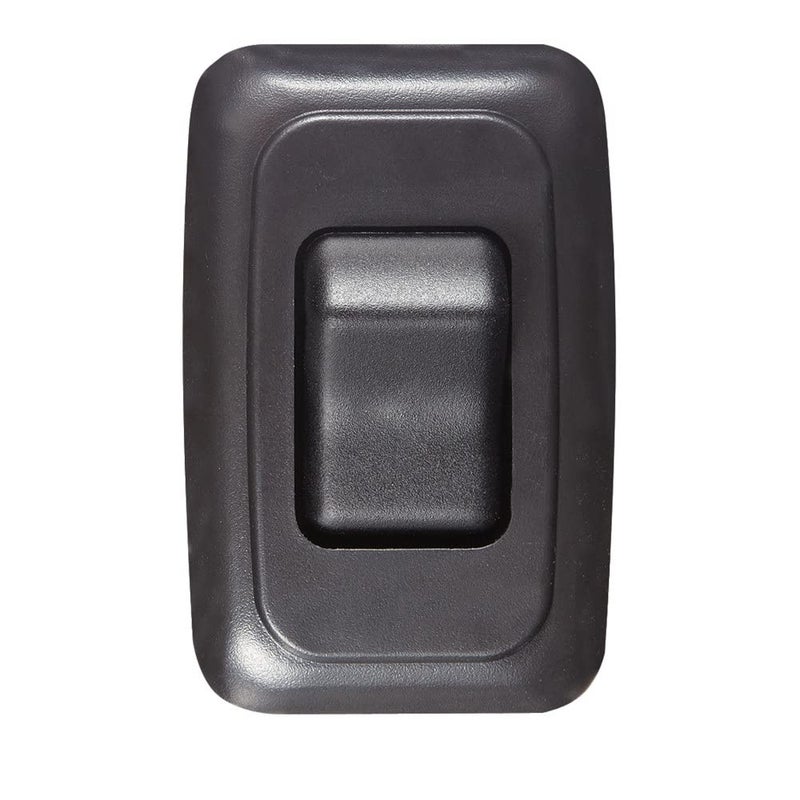 RV DESIGNER S521, Contoured Wall Switch, Includes Base and Bezel, On/Off, Single, Black, DC Electrical - Image 3