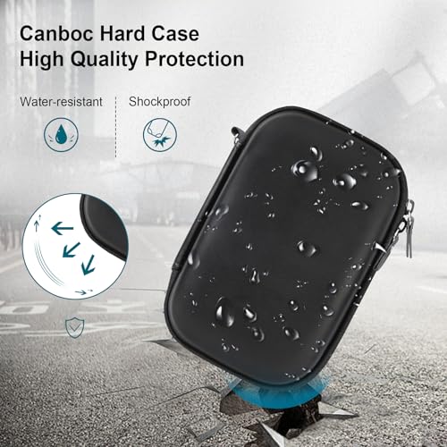 Canboc Carrying Case for HP Sprocket, KODAK Step, Lifeprint 2x3 Instant Smartphone Photo Printers - Mesh Bag, Fits Photo Paper & Cable, Black - Image 4