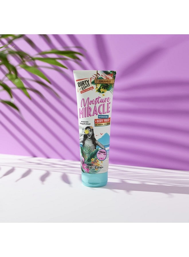 Dirty Works Moisture Miracle Hydrating Body Wash, Luxury Tropical Shower Gel, 280ml - Image 5