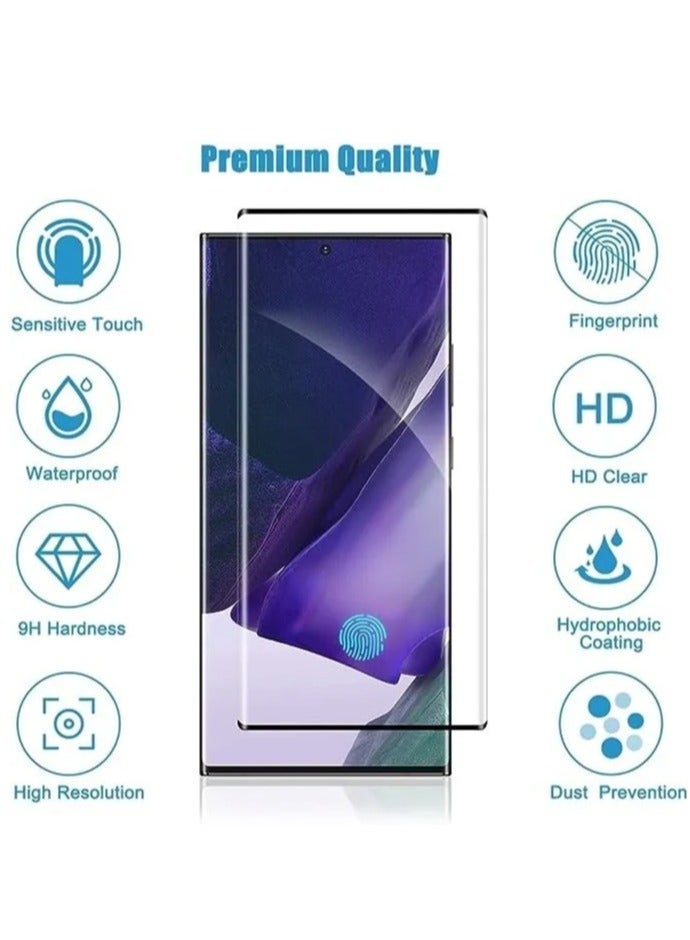 ليون واقي شاشة نانو 11D لسامسونج جالكسي اس 20 (Samsung Galaxy S20), بتصميم منحني حماية فائقة من الحافة الى الحافة مع الوضوح الفائق والحماية ضد السقوط والخدوش من Lion، شفاف - Image 2