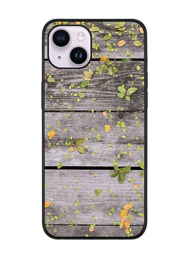 Stylizedd Rugged Black edge case for Apple iPhone 14 Plus Slim fit Soft Case Flexible Rubber Edges Anti Drop TPU Gel Thin Cover - Backyard Patio - Image 1