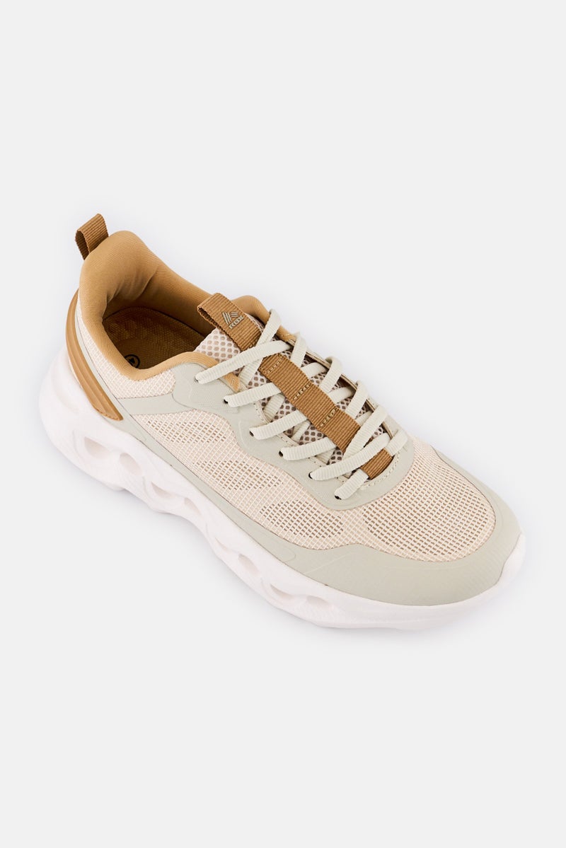 RBX Men Lace Up Outdoor Shoes, Beige - Image 1