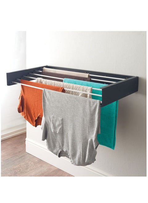 The Wall-Mounted Clothes Drying Rack Is Retractable And Foldable To Save space In Your Home 80x40 cm