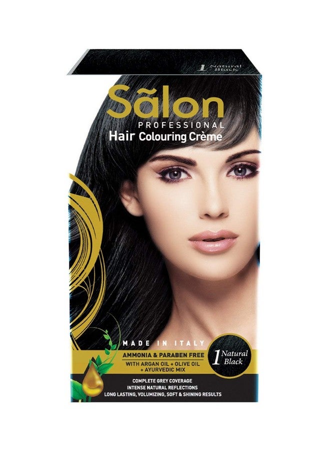 Modicare Krum Salon Professional Hair Color, 145Ml - Natural Black 1 - Image 2