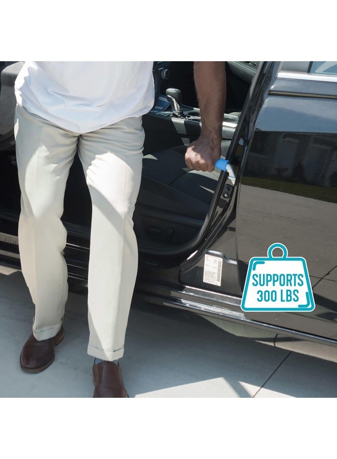 Able Life Comfortably Independent Able Life Auto Cane, Portable Vehicle Support Handle for Easy Sit to Stand Assistance, Car Assist Grab Bar Handle, Daily Mobility Assistive Device for Adults, Seniors, and Elderly, Blue - Image 4