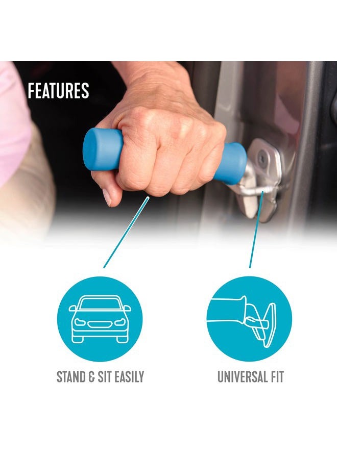 Able Life Comfortably Independent Able Life Auto Cane, Portable Vehicle Support Handle for Easy Sit to Stand Assistance, Car Assist Grab Bar Handle, Daily Mobility Assistive Device for Adults, Seniors, and Elderly, Blue - Image 5