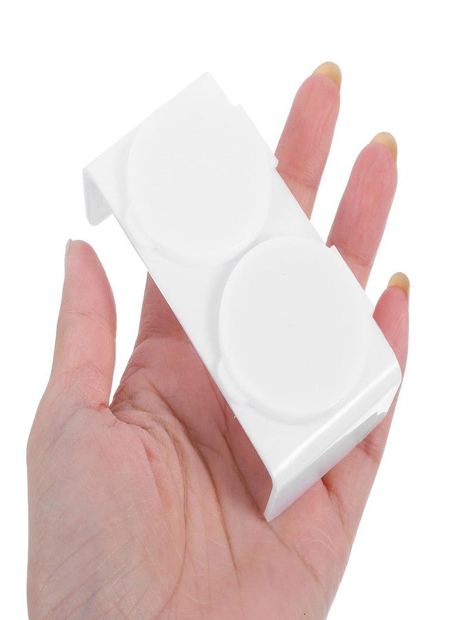 Lurrose لوروز 10 قطع أكواب مزدوجة من البلاستيك لأدوات فن الأظافر، أطباق نقع، أطباق دابين مع أغطية، أدوات فنية لصنع خليط من مسحوق الأكريليك والسوائل - Image 4