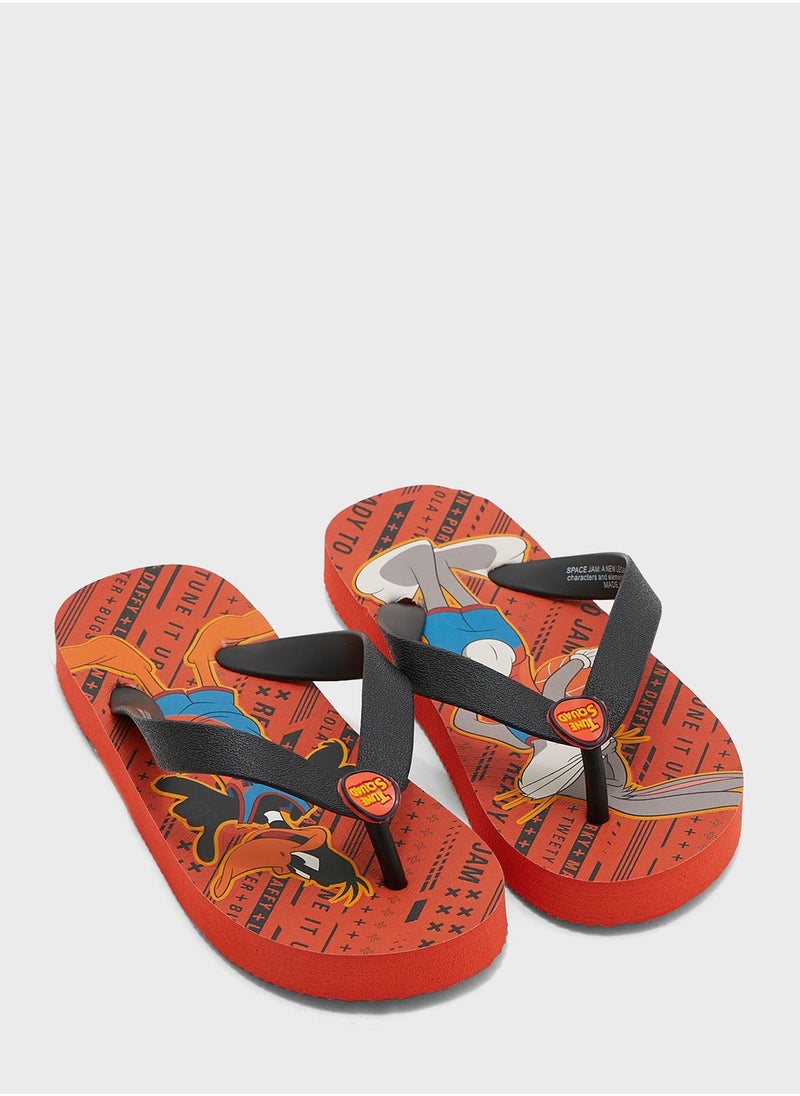 Warner Bros - Kids Looney Tunes Flip Flops - Image 1
