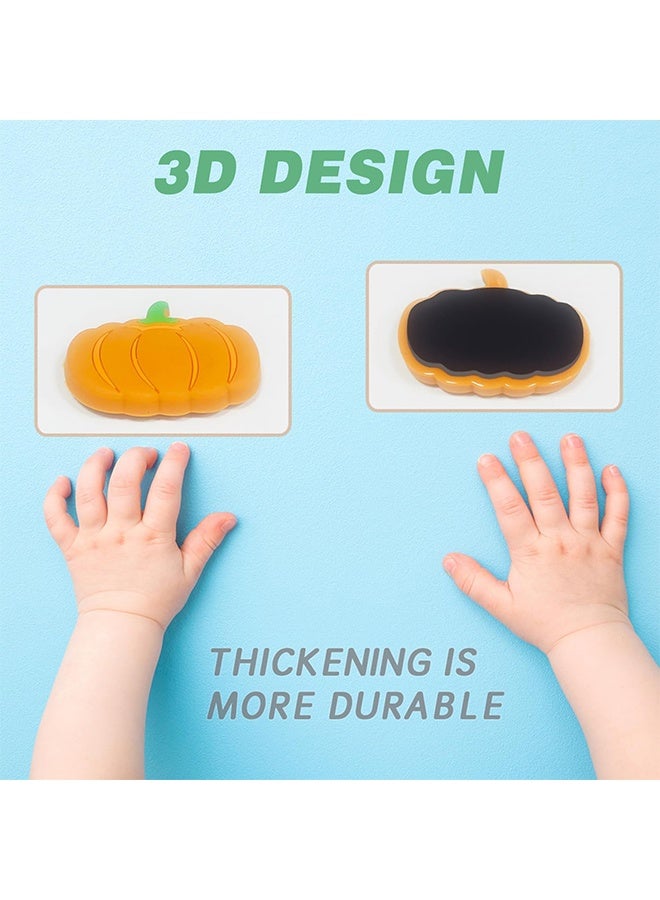 واي جيه طقم 10 مغناطيسات ثلاجة، مغناطيسات سبورة بيضاء على شكل فواكه كرتونية، إكسسوارات تزيين المنزل والمطبخ ونشاطات للأطفال - Image 4