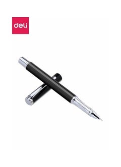 Deli Metal Pen Student Office Business Writing Pen Pose Writing Pen Smooth and Not Easy to Break Ink Special Fine Pen  - Image 1