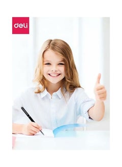 Deli Metal Pen Student Office Business Writing Pen Pose Writing Pen Smooth and Not Easy to Break Ink Special Fine Pen  - Image 3