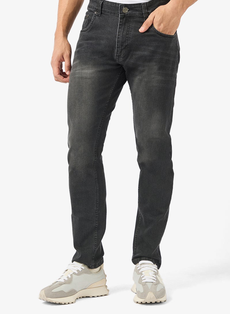 سفنتي فايف جينز بقصة مستقيمة - Image 1