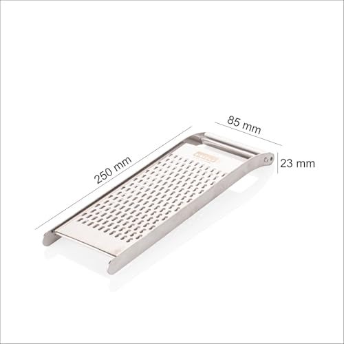Ritu J-374 Carrot Greater, Stainless Steel Vegetable Slicer, Carrot Grater, Cheese Grater, Ginger Grater, Coconut Grater Chocolate Grater, Garlic Grater Slicer Cutter for Kitchen (Small) - Image 3