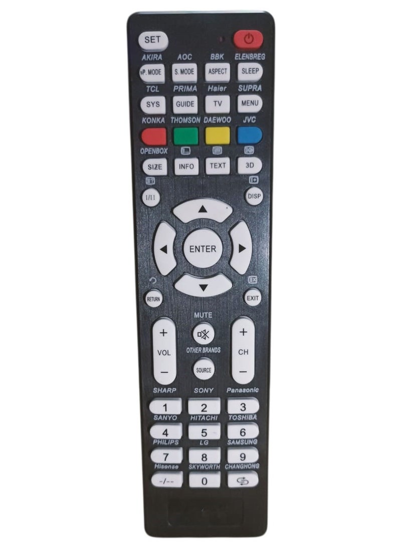 Universal Smart TV Remote Control – Compatible with All LCD/LED TVs – Ideal Multi-Function Replacement