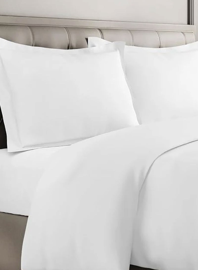DrSleeep DrSleeep Duvet Cover + 2 pillow case 100% Viscose Derived from Bamboo Super King White - Image 1