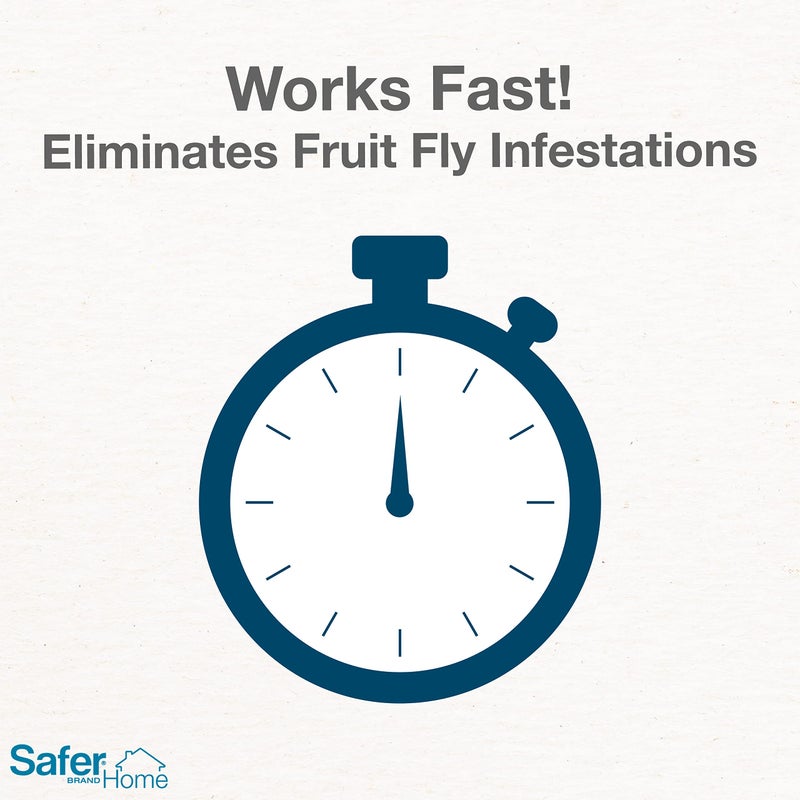 Safer Brand Home SH500 Indoor Fruit Fly Trap – Ready-to-Use, Non-Staining, No synthetic Insecticides - Image 2