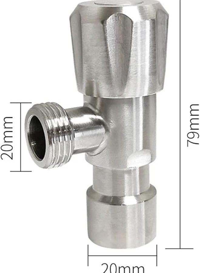 1 قطعة صمام زاوية نحاسي لحنفية المياه، إكسسوارات المطبخ والمرحاض والمغسلة والحمام - Image 3