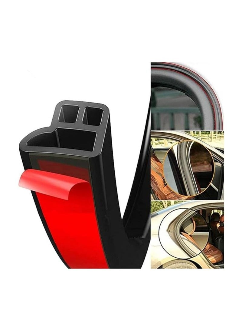 Generic Car Weather Stripping 5 M Car Door Seal Strip Auto Door Soundproofing Weatherstrip for L Shape Universal Self Adhesive Rubber Draft Seal Strip for Car Door Tailgate  - Image 1